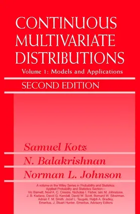 Kotz / Balakrishnan / Johnson |  Continuous Multivariate Distributions, Volume 1 | Buch |  Sack Fachmedien