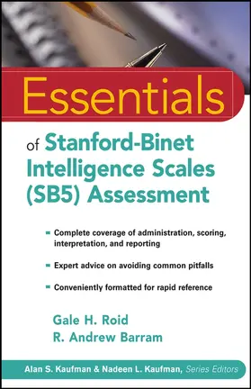 Roid / Barram | Essentials of Stanford-Binet Intelligence Scales (SB5) Assessment | Buch | 978-0-471-22404-4 | www2.sack.de