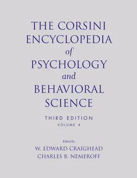 Craighead / Nemeroff |  The Corsini Encyclopedia of Psychology and Behavioral Science | Buch |  Sack Fachmedien
