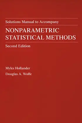 Hollander / Wolfe |  Nonparametric Statistical Methods, Solutions Manual | Buch |  Sack Fachmedien