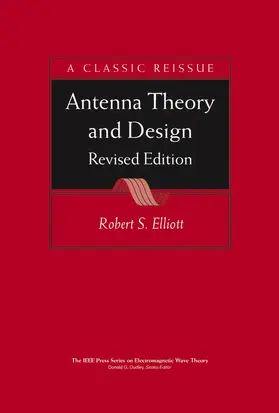 Elliott |  Antenna Theory & Design | Buch |  Sack Fachmedien