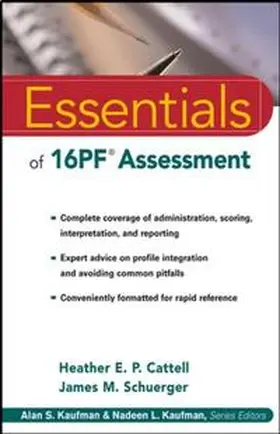 Cattell / Schuerger |  Essentials of 16PF Assessment | eBook | Sack Fachmedien