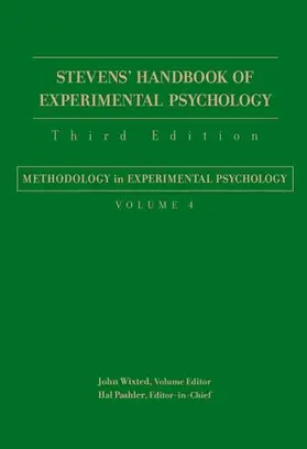 Wixted / Pashler |  Stevens' Handbook of Experimental Psychology, Methodology in Experimental Psychology | Buch |  Sack Fachmedien