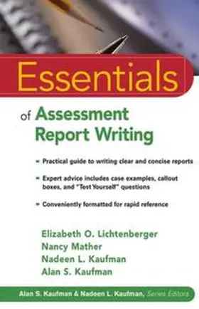 Lichtenberger / Mather / Kaufman |  Essentials of Assessment Report Writing | eBook | Sack Fachmedien