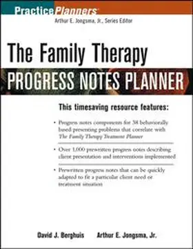Jongsma / Berghuis |  The Family Therapy Progress Notes Planner | eBook | Sack Fachmedien