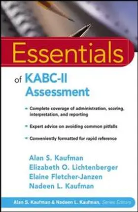 Kaufman / Lichtenberger / Fletcher-Janzen |  Essentials of KABC-II Assessment | eBook | Sack Fachmedien