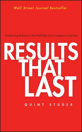 Studer |  Results That Last | Buch |  Sack Fachmedien