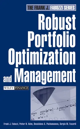 Fabozzi / Kolm / Pachamanova |  Robust Portfolio Optimization and Management | Buch |  Sack Fachmedien