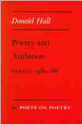 Hall |  Poetry and Ambition | Buch |  Sack Fachmedien