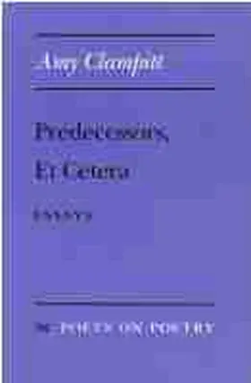 Clampitt |  Predecessors, et Cetera | Buch |  Sack Fachmedien