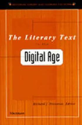  The Literary Text in the Digital Age | Buch |  Sack Fachmedien