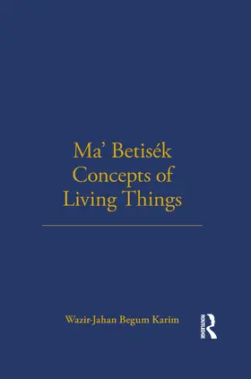 Karim |  Ma' Betisek Concepts of Living Things | Buch |  Sack Fachmedien