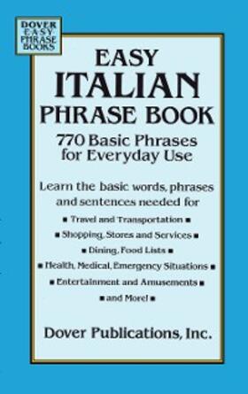 Dover |  Easy Italian Phrase Book | eBook | Sack Fachmedien