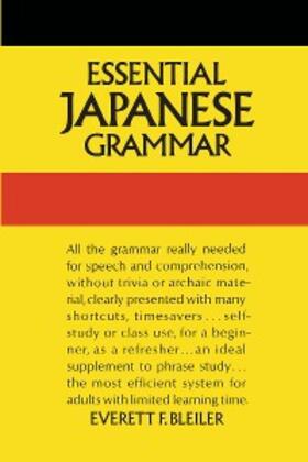 Bleiler |  Essential Japanese Grammar | eBook | Sack Fachmedien