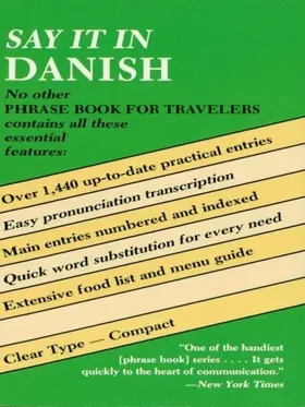 Dover |  Say It in Danish | eBook | Sack Fachmedien