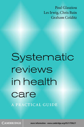 Glasziou |  Systematic Reviews in Health Care | eBook | Sack Fachmedien