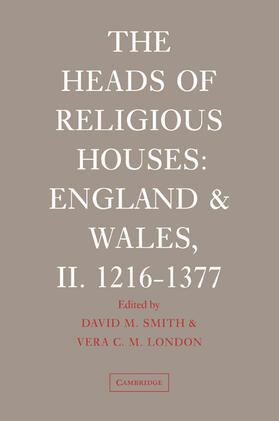 Smith |  Heads of Religious Houses | eBook | Sack Fachmedien