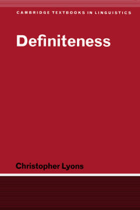 Lyons |  Definiteness | eBook | Sack Fachmedien