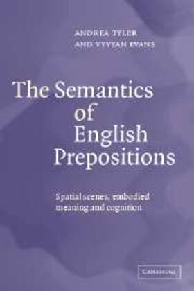Tyler |  Semantics of English Prepositions | eBook | Sack Fachmedien