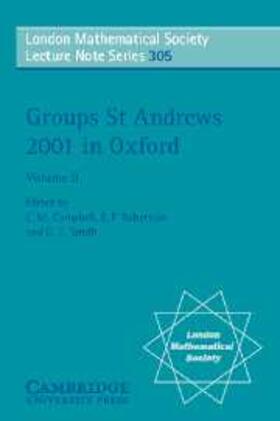 Campbell |  Groups St Andrews 2001 in Oxford: Volume 2 | eBook | Sack Fachmedien
