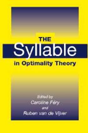 Fery |  Syllable in Optimality Theory | eBook | Sack Fachmedien