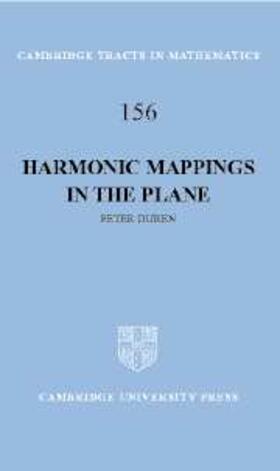 Duren |  Harmonic Mappings in the Plane | eBook | Sack Fachmedien