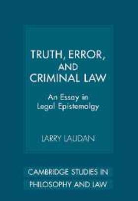 Laudan |  Truth, Error, and Criminal Law | eBook | Sack Fachmedien