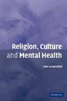 Loewenthal |  Religion, Culture and Mental Health | eBook | Sack Fachmedien