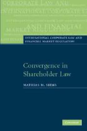 Siems |  Convergence in Shareholder Law | eBook | Sack Fachmedien