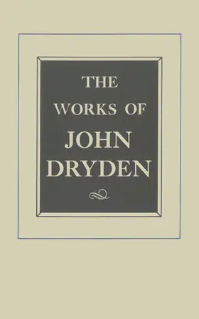 Dryden / Loftis / Dearing |  The  Works of John Dryden V 9 Plays | Buch |  Sack Fachmedien