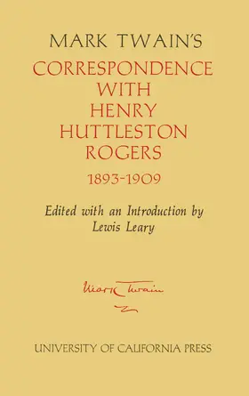 Twain / Leary |  Correspond with Rogers | Buch |  Sack Fachmedien