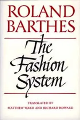 Barthes |  Fashion System | Buch |  Sack Fachmedien