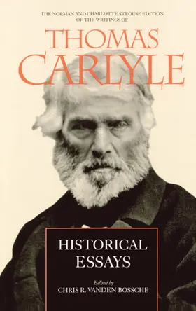 Carlyle / Vanden Bossche |  Historical Essays | Buch |  Sack Fachmedien