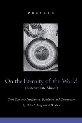Lang / Proclus |  On the Eternity of the World (de Aeternitate Mundi) Proclus | Buch |  Sack Fachmedien