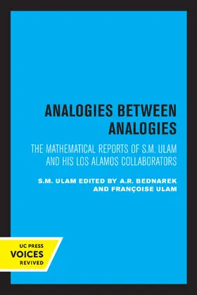 Ulam / Bednarek |  Analogies Between Analogies | Buch |  Sack Fachmedien
