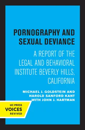 Goldstein / Kant / Hartman |  Pornography and Sexual Deviance | eBook | Sack Fachmedien