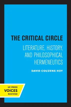 Couzens Hoy |  The Critical Circle | eBook | Sack Fachmedien
