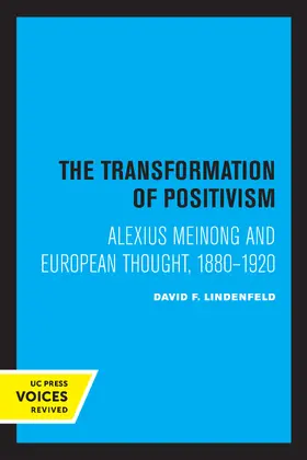 Lindenfeld | The Transformation of Positivism | E-Book | sack.de