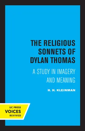Kleinman |  The Religious Sonnets of Dylan Thomas | eBook | Sack Fachmedien