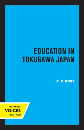 Dore |  Education in Tokugawa Japan | eBook | Sack Fachmedien