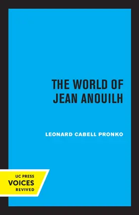 Pronko |  The World of Jean Anouilh | eBook | Sack Fachmedien