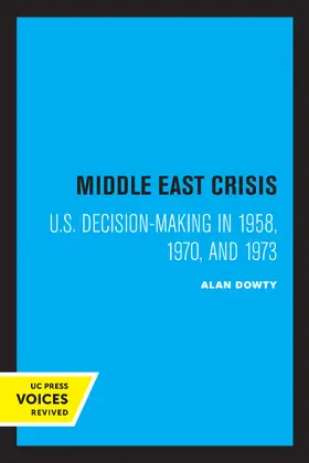 Dowty |  Middle East Crisis | eBook | Sack Fachmedien