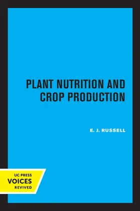 Russell |  Plant Nutrition and Crop Production | eBook | Sack Fachmedien