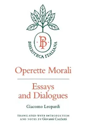 Leopardi |  Operette Morali | eBook | Sack Fachmedien