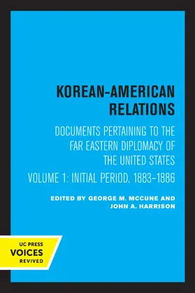 McCune / Harrison |  Korean-American Relations | Buch |  Sack Fachmedien