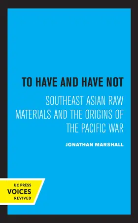 Marshall |  To Have and Have Not | Buch |  Sack Fachmedien