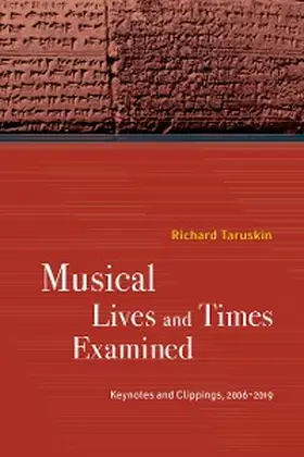 Taruskin |  Musical Lives and Times Examined | eBook | Sack Fachmedien