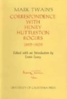 Twain / Leary |  Mark Twain's Correspondence with Henry Huttleston Rogers, 1893-1909 | eBook | Sack Fachmedien