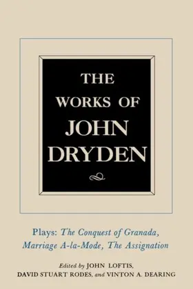 Dryden / Loftis |  Works of John Dryden, Volume XI | eBook | Sack Fachmedien