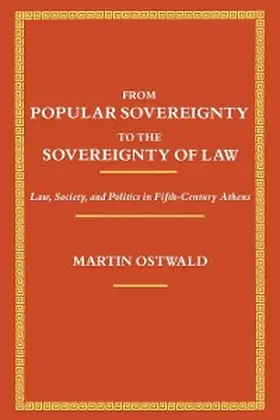 Ostwald |  From Popular Sovereignty to the Sovereignty of Law | eBook | Sack Fachmedien
